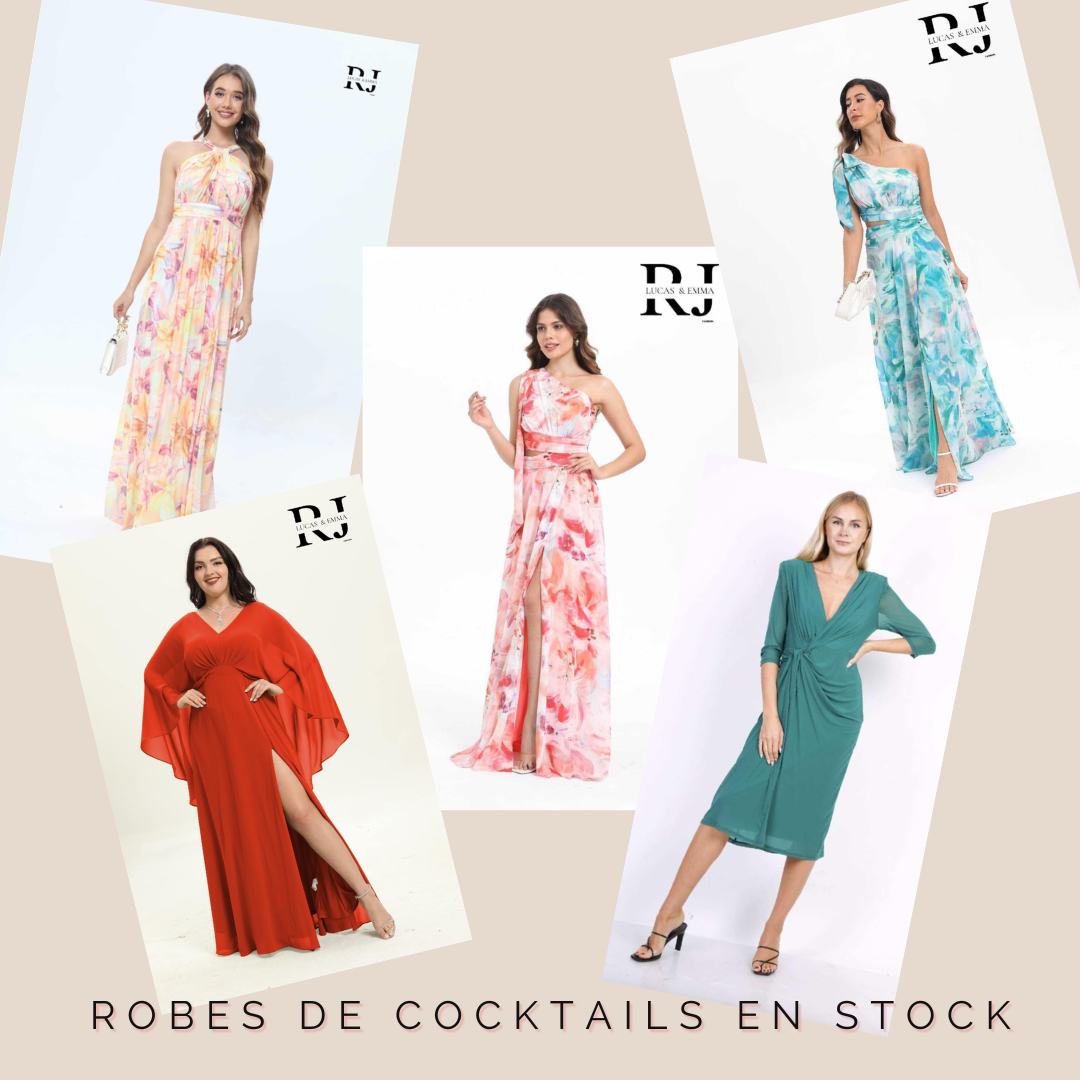 Robes de Cocktail Robes en stock Soirées Cocktails