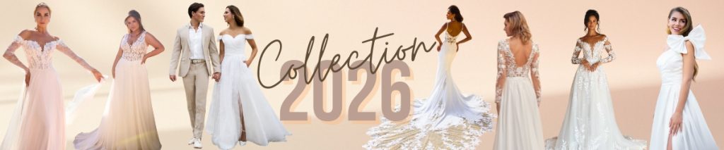 Toutes nos robes de mariée – Un large choix de modèles neufs disponibles sur rendez-vous dans notre showroom à Yvetot et Neufchâtel-en-Bray.